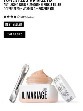 IL MAKIAGE Skin Cream Jar – Peach & White Packaging